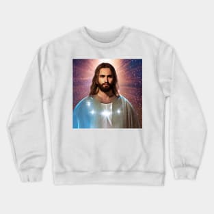 Jesus Christ the beautiful face in our hearts Crewneck Sweatshirt
